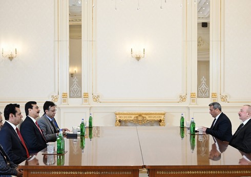 Azərbaycan Prezidenti Pakistan Senatının sədrini qəbul edib - YENİLƏNİB