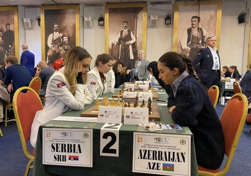 Azərbaycanın şahmat millisi Avropa çempionatında gümüş medal qazanıb