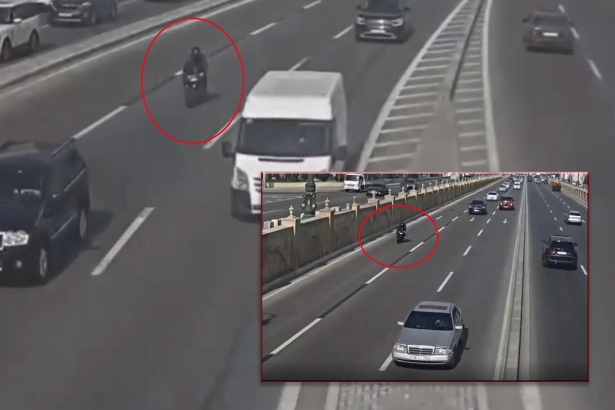 Bakıda narkotik maddənin təsiri altında motosiklet idarə edən şəxs saxlanılıb