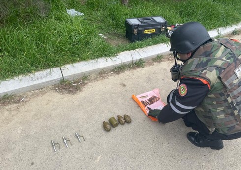 Bakıda qumbara və partladıcılar tapılıb