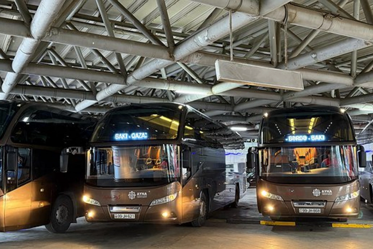Bakıdan şəhərlərarası daşımalar üzrə avtobus parkının 35 %-i yenilənib