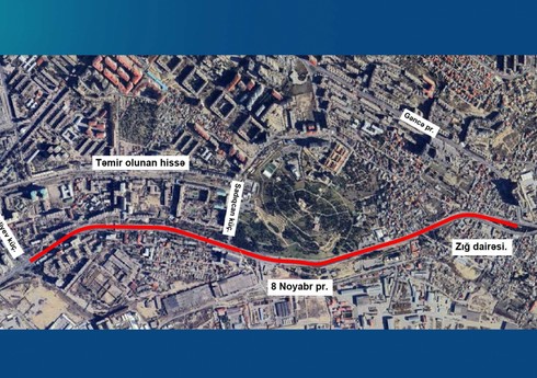 Bakının 8 Noyabr prospektinin bir hissəsində hərəkət tam məhdudlaşdırılacaq