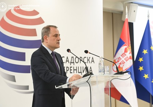 Ceyhun Bayramov Serbiyada Səfirlər Konfransında çıxış edib