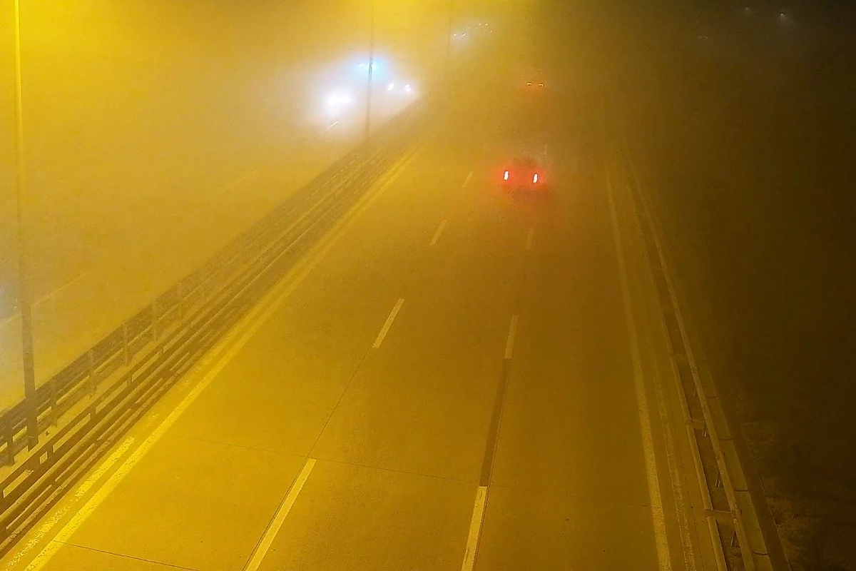 Dumanlı hava ilə əlaqədar Zığ dairəsi–Hava Limanı yolunda sürət həddi endirildi