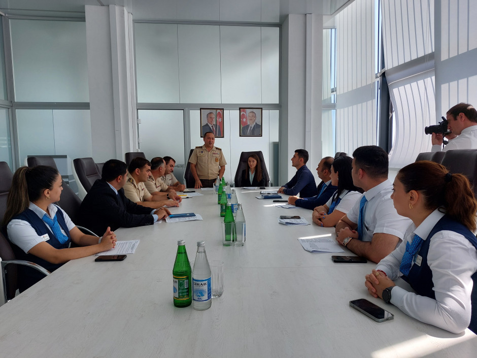 Fövqəladə hadisələrdə mülki müdafiə qüvvələrinin idarə edilməsi ilə bağlı məşq keçirilib