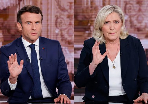 Makron Le Penin hicab qadağası təklifini pisləyib