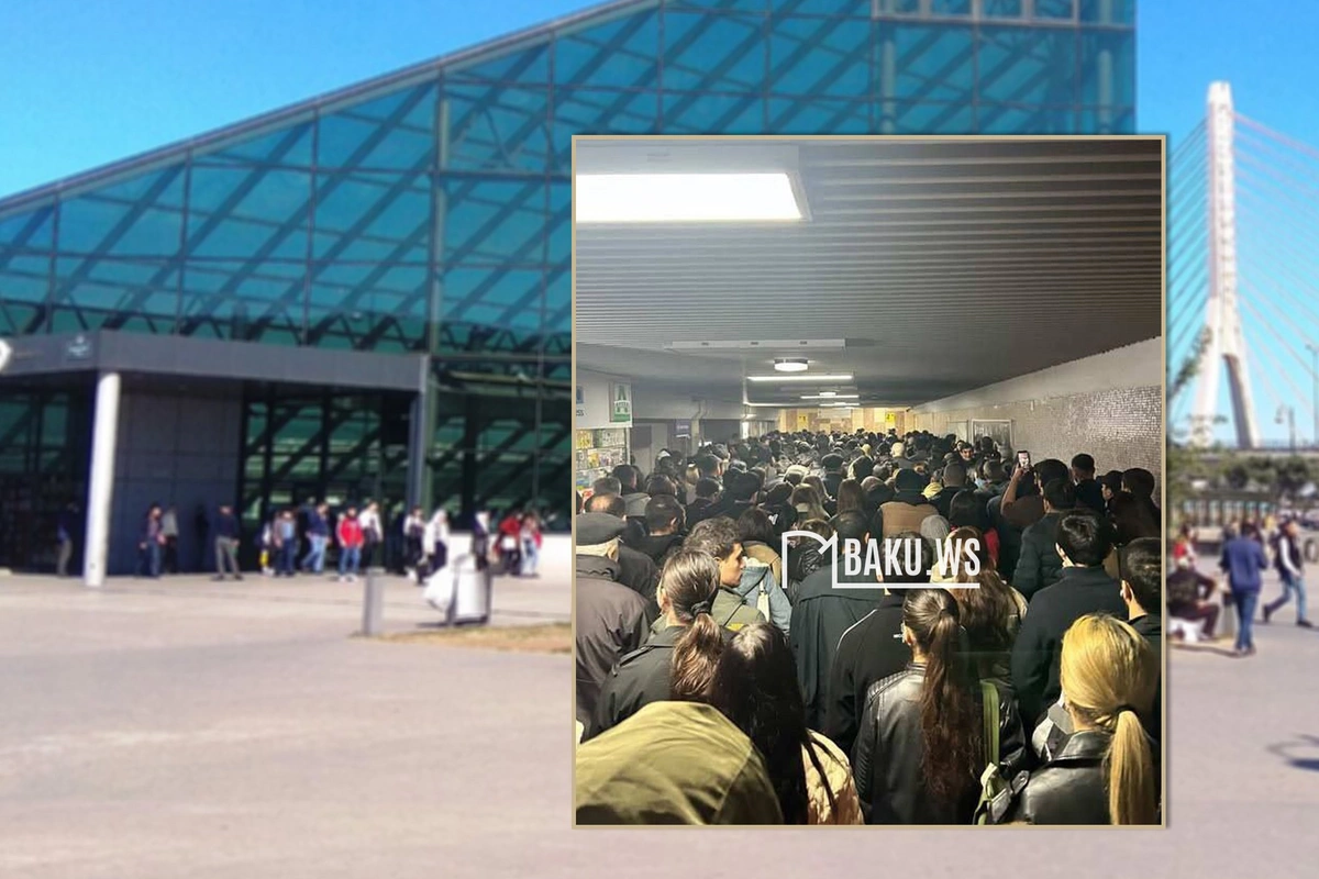 Metronun "Koroğlu" stansiyasında böyük SIXLIQ