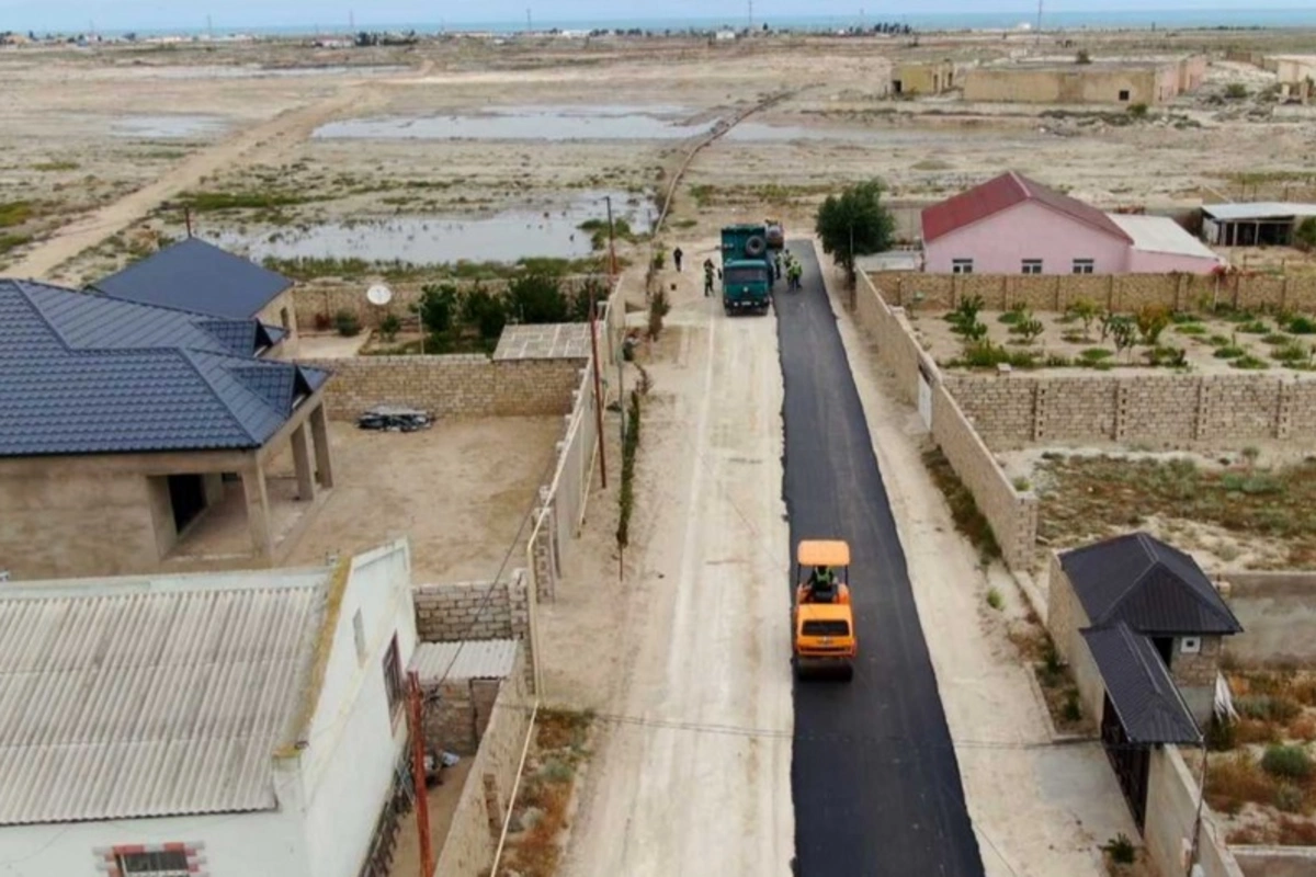 Pirallahıda 3 küçədə təmir işləri aparılır