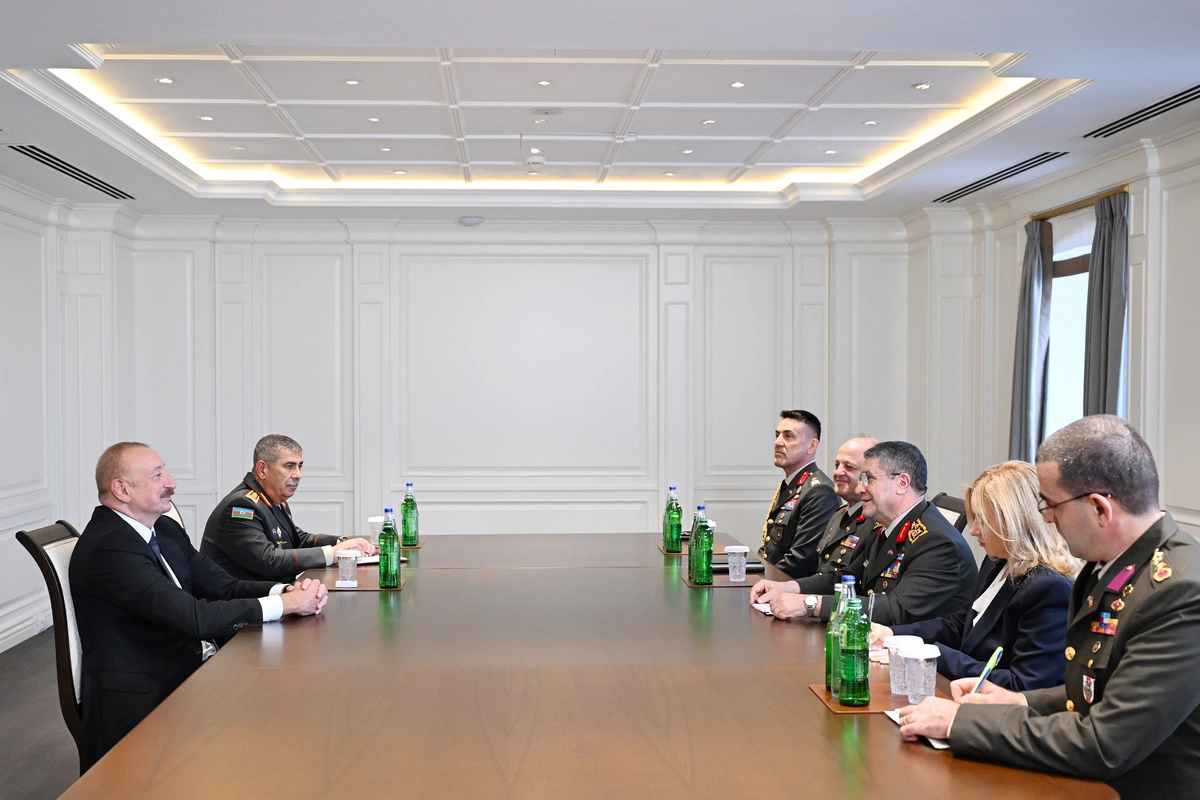 Prezident İlham Əliyev Türkiyə Silahlı Qüvvələrinin Baş Qərargah rəisini qəbul edib