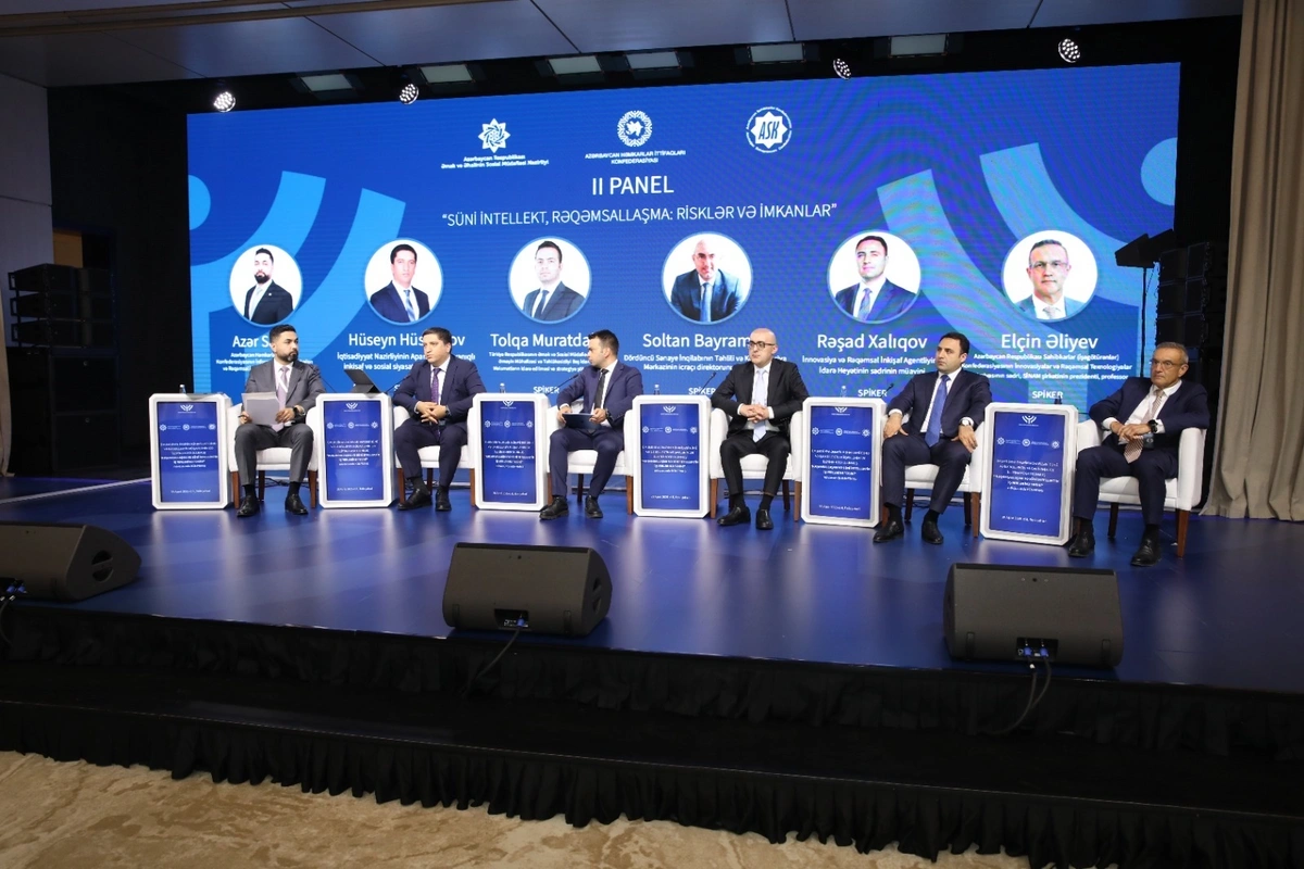 "Rəqəmsallaşma və süni intellektin iş yerlərinə təsiri" mövzusunda konfrans keçirilib