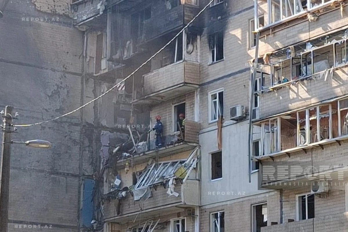 Rusiyanın PUA hücumundan sonra Kiyev