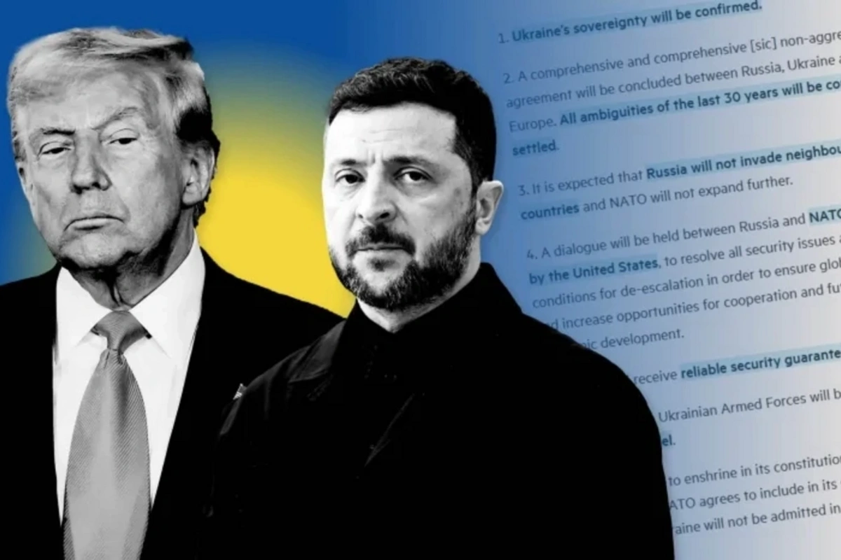 Trampın Ukrayna münaqişəsi üzrə sülh planı qısaldılıb